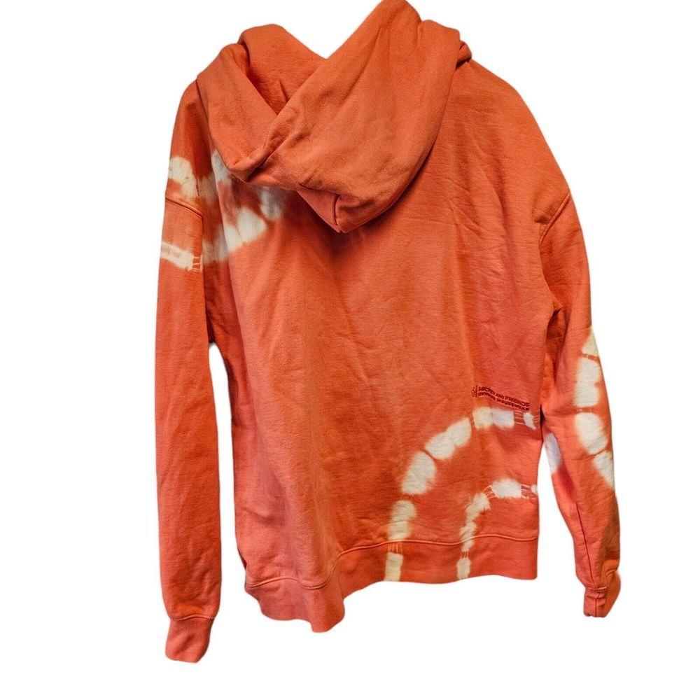 Disney Mickey Mouse Mousewear Orange Tie Dye Unisex Sweatshirt Hoodie LARGE - Picture 7 of 7